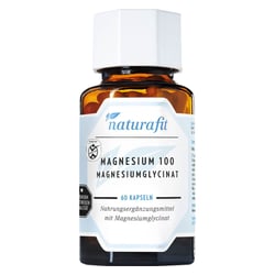 Naturafit Magnesium 100 mg Magnesiumglycinat Kapseln