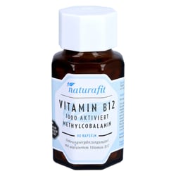 Naturafit Vitamin B12 1000g aktiviert Kapseln
