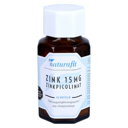 Naturafit Zink 15 mg Zinkpicolinat Kapseln