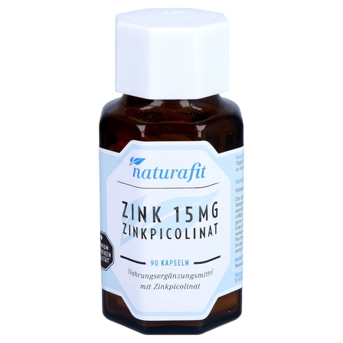 Naturafit Zink 15 mg Zinkpicolinat Kapseln