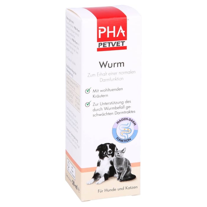 Pha Wurm Tropfen f.Hunde/Katzen