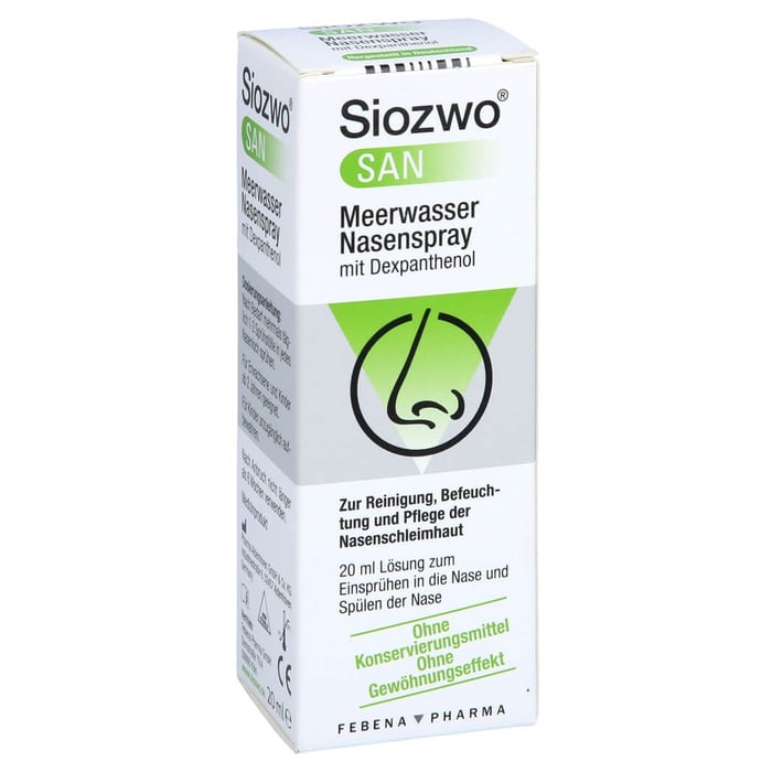 Siozwo SAN Meerwasser Nasenspray mit Dexpanthenol