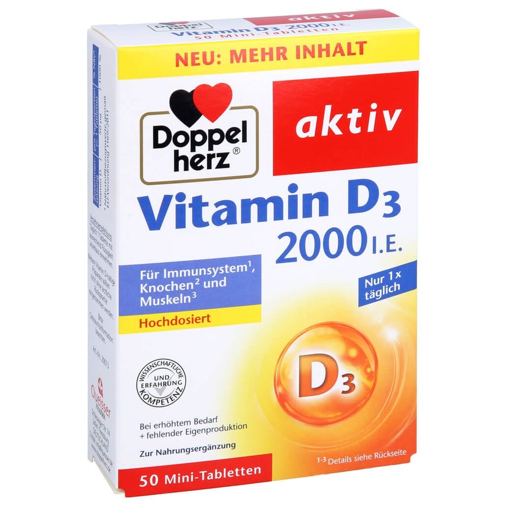 Doppelherz Vitamin D3 2000 I.E.