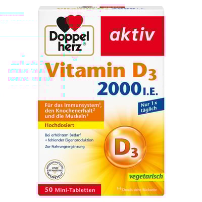 Doppelherz Vitamin D3 2000 I.E.