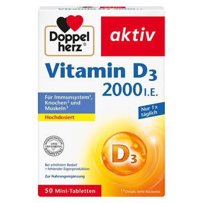 Doppelherz Vitamin D3 2000 I.E.