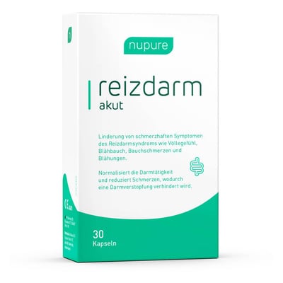 Nupure reizdarm akut bei Blähungen Bauchschmerzen