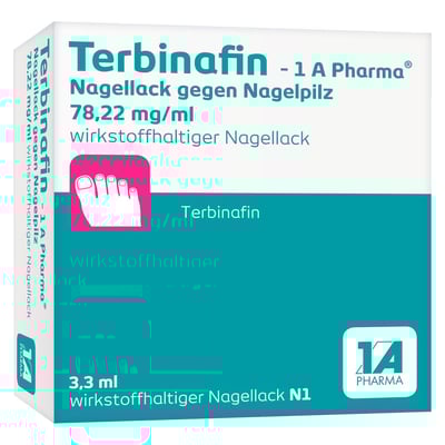 Terbinafin-1A Pharma Nagellack gegen Nagelpilz 78,22 mg/ml