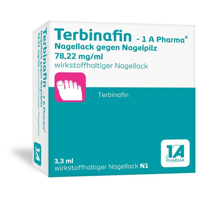 Terbinafin-1A Pharma Nagellack gegen Nagelpilz 78,22mg/ml