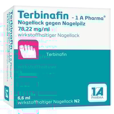 Terbinafin-1A Pharma Nagellack gegen Nagelpilz 78,22 mg/ml