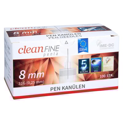 Cleanfine penta Pen Kanüle 31 G 8 mm
