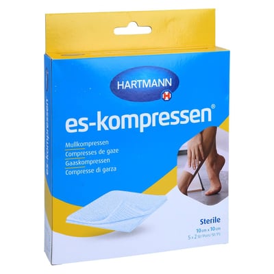ES-Kompressen steril 10x10 cm 8fach 17f dig