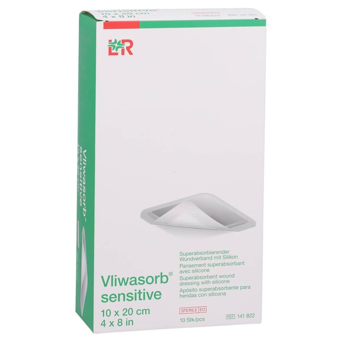 Vliwasorb sensitive 10 x 20 cm