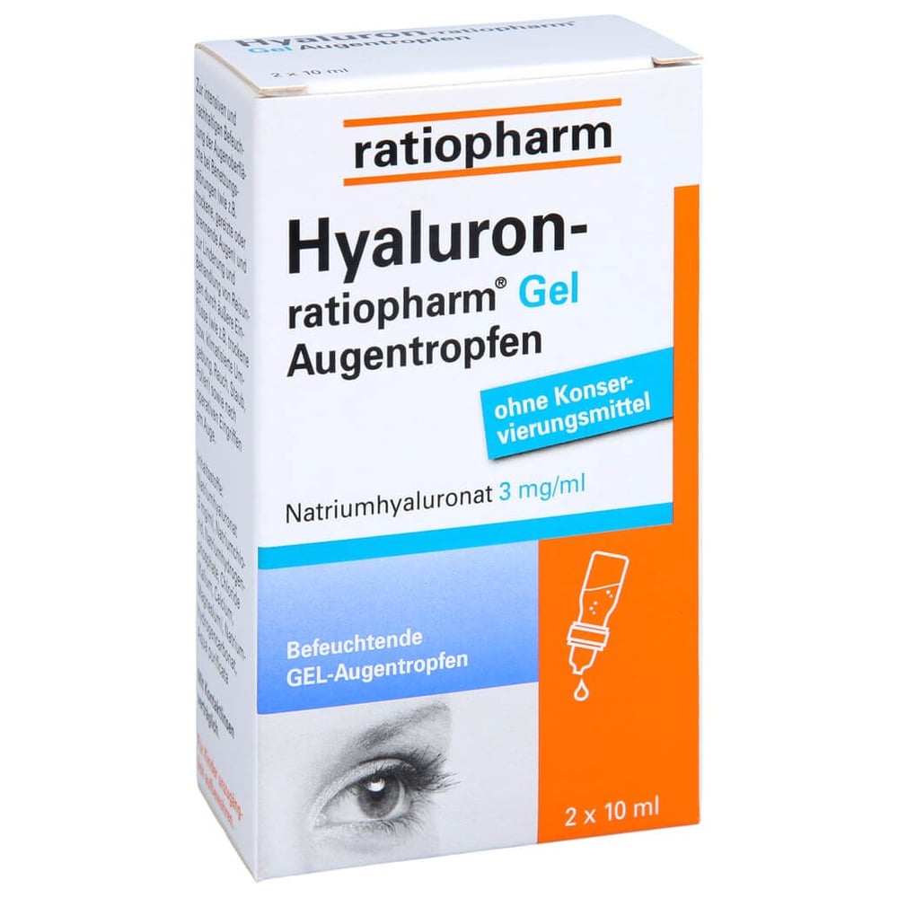 Hyaluron-ratiopharm Gel Augentropfen