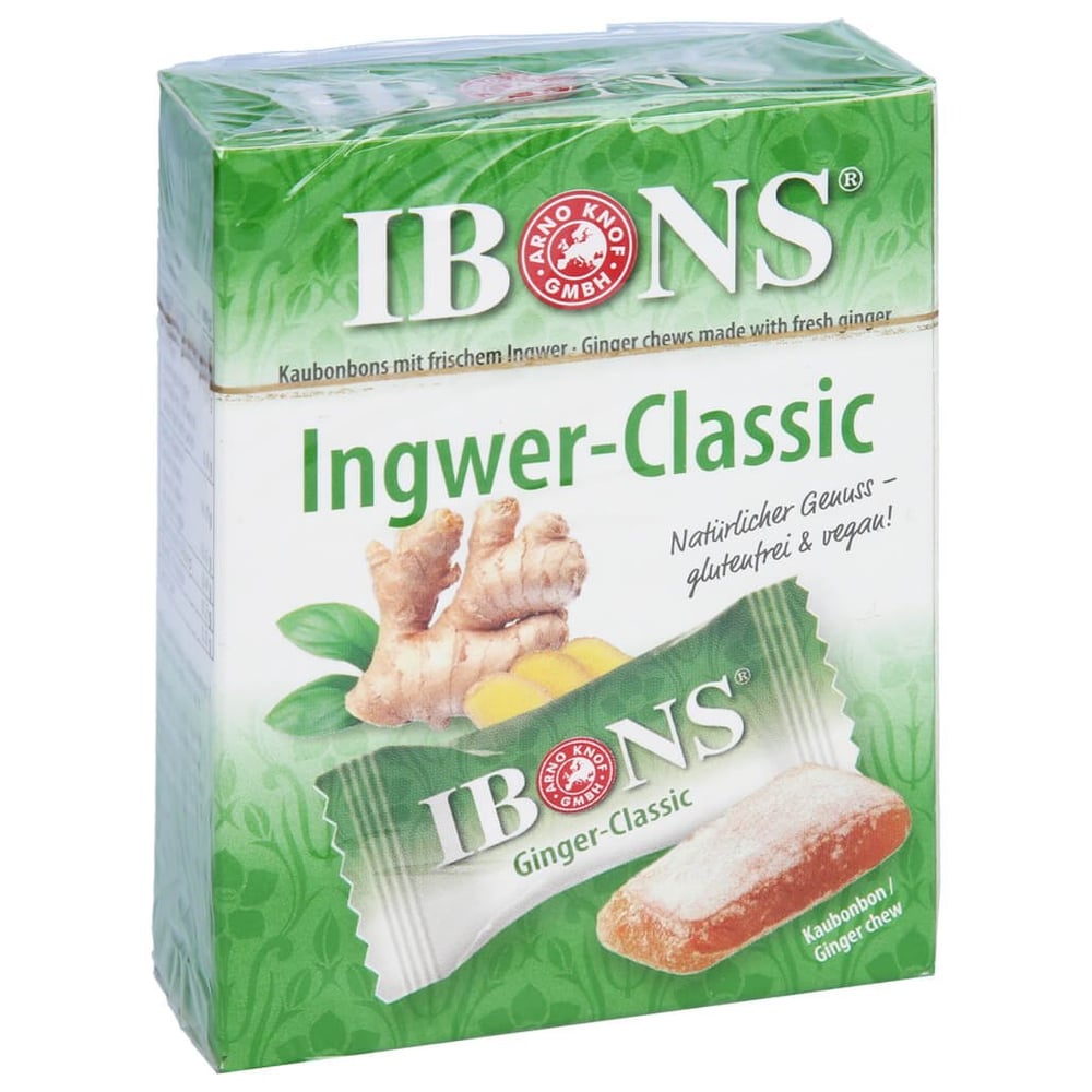 Ibons Ingwer Classic Box Kaubonbons