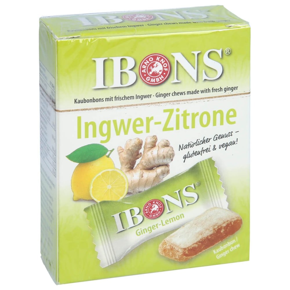 Ibons Ingwer Zitrone Box Kaubonbons