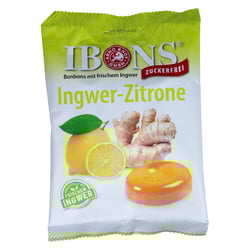 Ibons Ingwer Zitrone o.Zucker Tüte Lutschbonbons