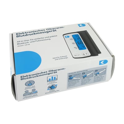 BLUTDRUCKmessgerät Oberarm elektronisch all-in-one