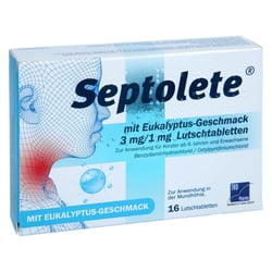 Septolete mit Eukalyptus-Geschmack 3 mg/1 mg