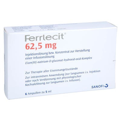 Ferrlecit 62,5 mg b. KonH.Inf- Produktbild 1