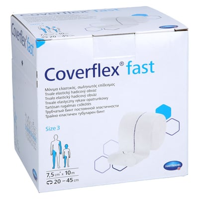 Coverflex fast Schlauchverb. Größe 3 7,5 cmX10 m weiß