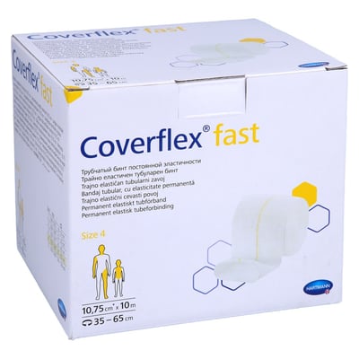 Coverflex fast Schlauchverb. Gr.4 10.75cmX10m weiß