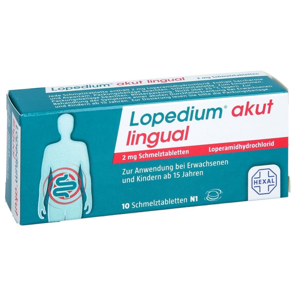 Lopedium akut lingual 2 mg