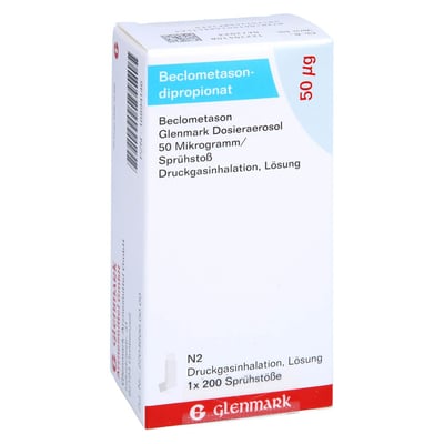 Beclometason Glenmark Dosieraerosol 50 Mikrogramm