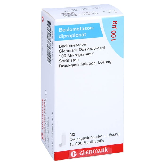 Beclometason Glenmark Dosieraerosol 100 Mikrogramm