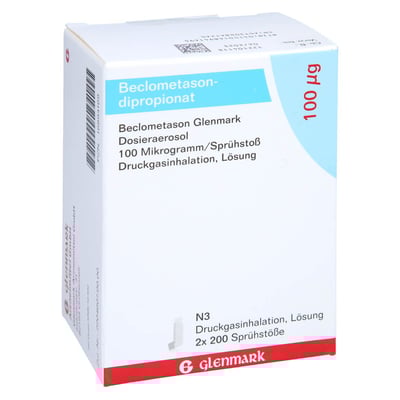 Beclometason Glenmark Dosieraerosol 100 Mikrogramm