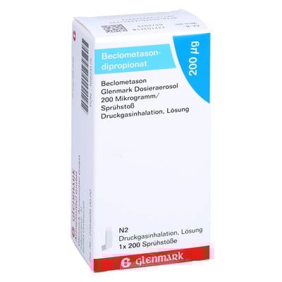 Beclometason Glenmark Dosieraerosol 200 Mikrogramm