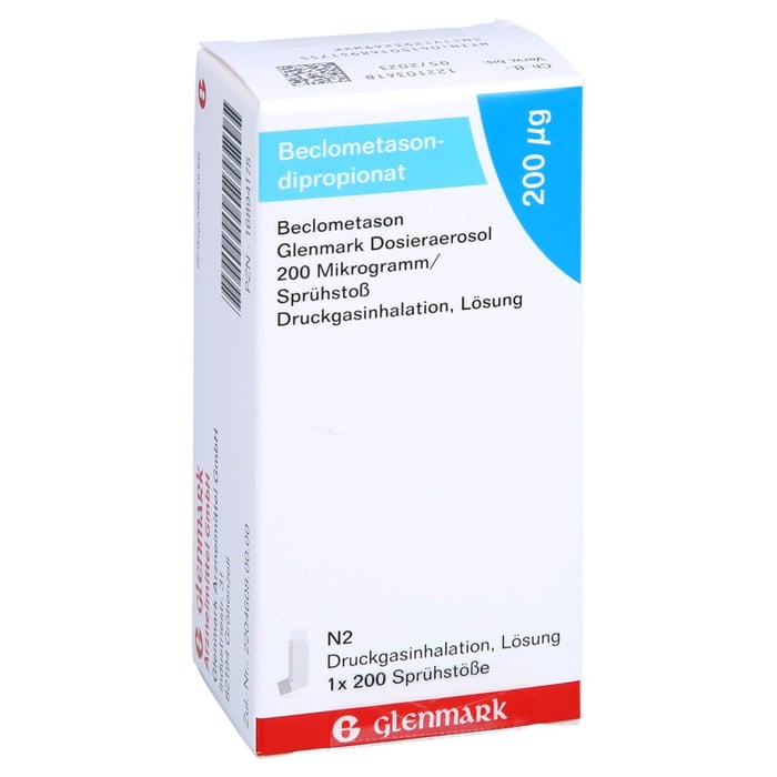 Beclometason Glenmark Dosieraerosol 200 Mikrogramm