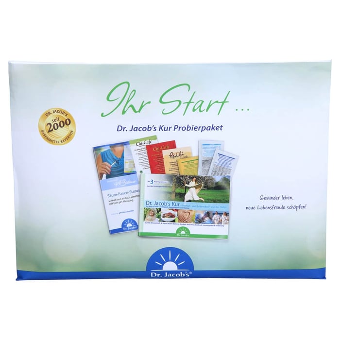 Dr. Jacob's Kur Probierpaket pH-Balance Basenpulver Chi-Cafe