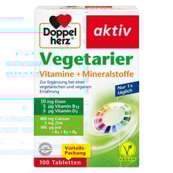 Doppelherz Vegetarier Vitamine+Mineralstoffe Aktiv