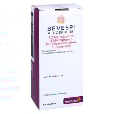 Bevespi Aerosphere 7.2 ug/5 ug Dru.Gasinh.120Hub