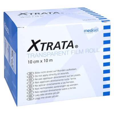 Xtrata transp.Folienverband unst.10cmx10m Rolle