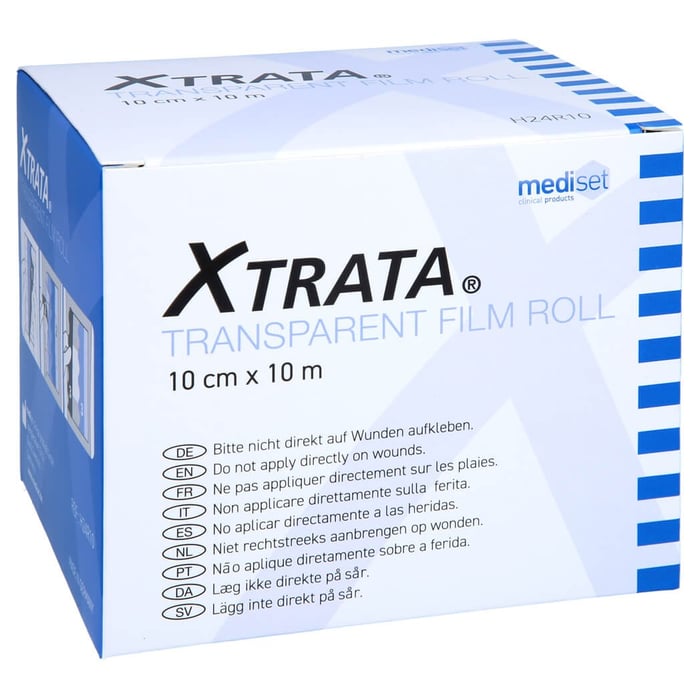 Xtrata transp.Folienverband unst.10cmx10m Rolle