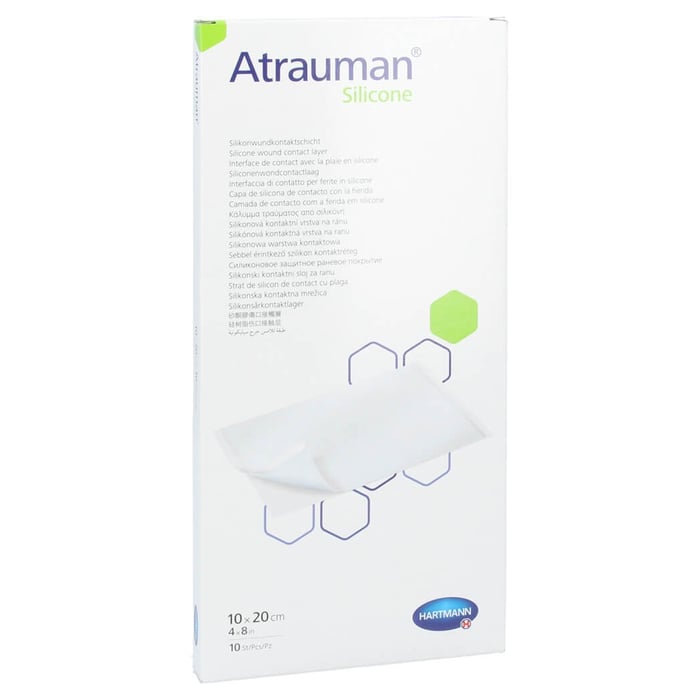 Atrauman Silicone steril 10x20 cm Kompressen