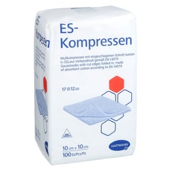 ES-Kompressen unsteril 10x10 cm 12fach Avitamed