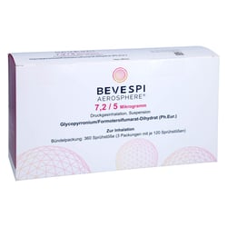 Bevespi Aerosphere 7.2 ug/5 ug Dru.Gasinh.3x120Hub