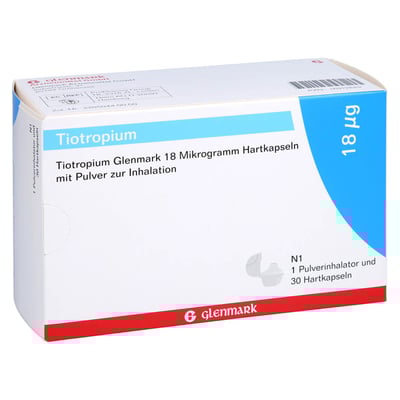 Tiotropium Glenmark 18 ug HKP Inh.+Inhaler