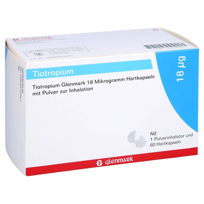 Tiotropium Glenmark 18 ug HKP Inh.+Inhaler