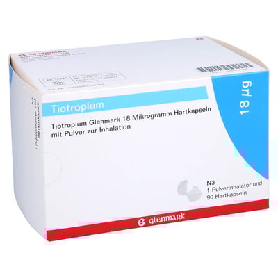 Tiotropium Glenmark 18 ug HKP Inh.+Inhaler