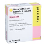 Dexamethason-hameln 4 mg/ml Injektion Lösung Produktbild 1