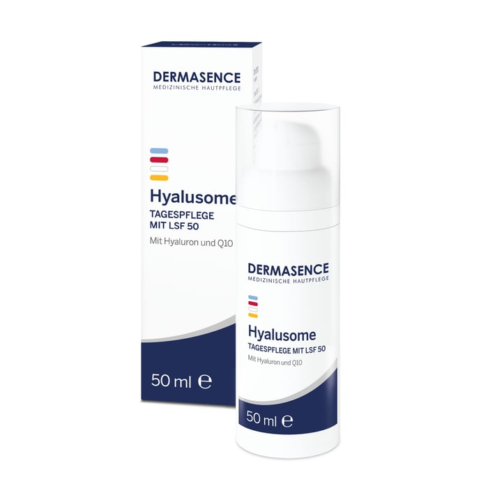 Dermasence Hyalusome Tagespflege mit Lsf 50