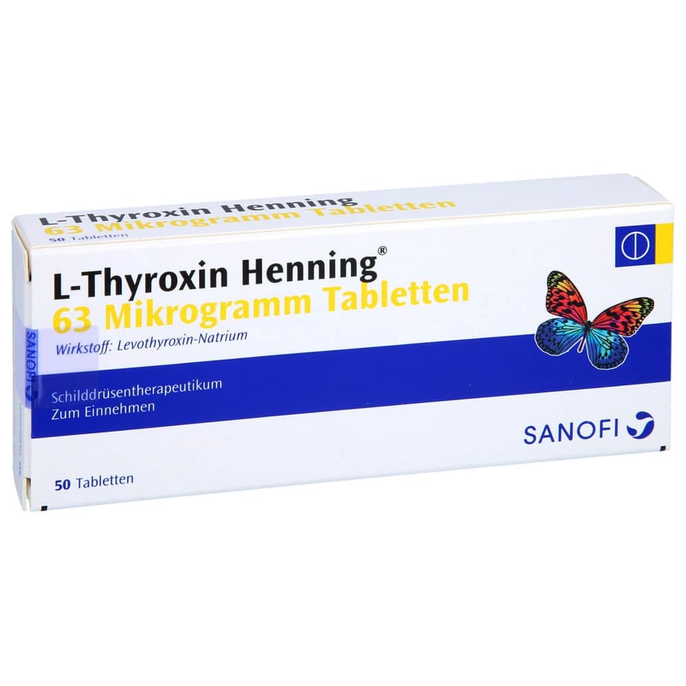 L-Thyroxin Henning 63 Mikrogramm