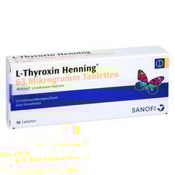 L-Thyroxin Henning 63 Mikrogramm