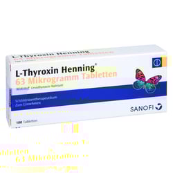 L-Thyroxin Henning 63 Mikrogramm