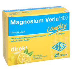 Magnesium Verla 400 Zitrone Direkt-Granulat
