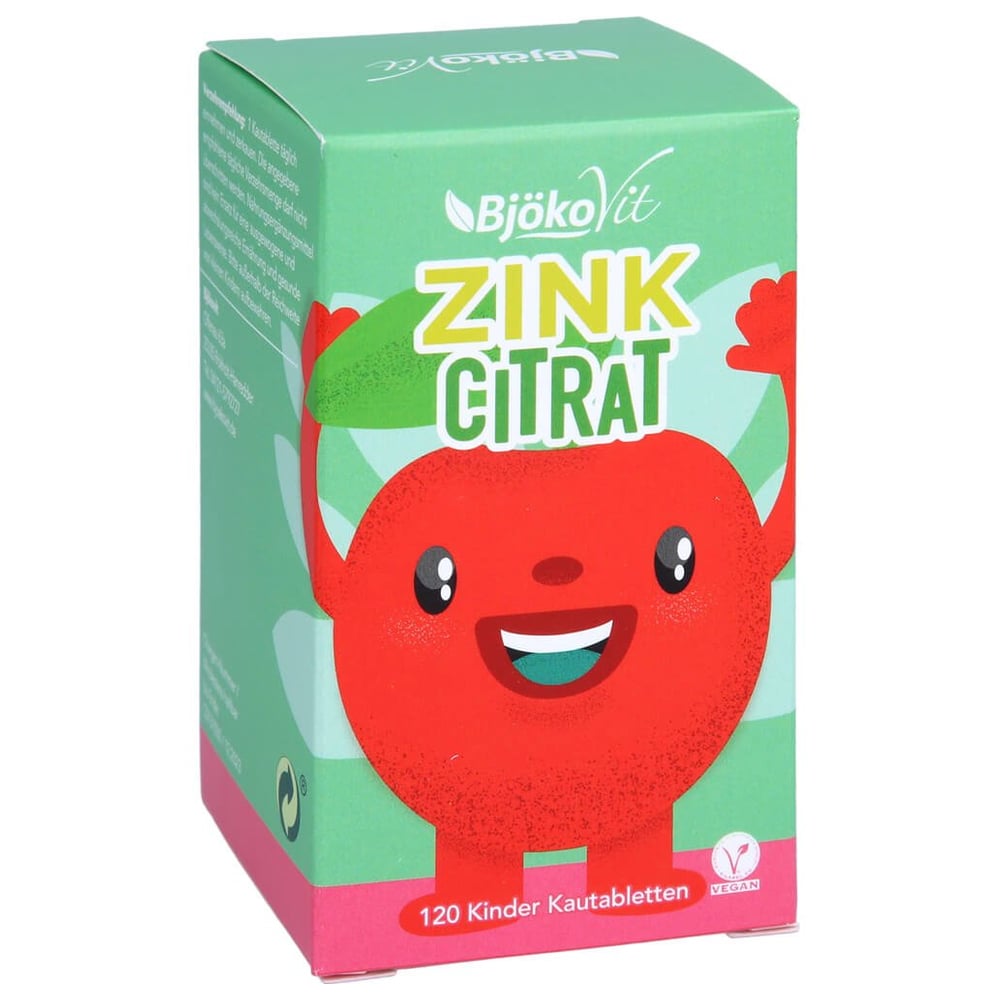 Zink Citrat Kinder Kautabletten vegan