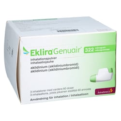 Eklira Genuair 322 ug Pulver zur Inhalation 3x60ED